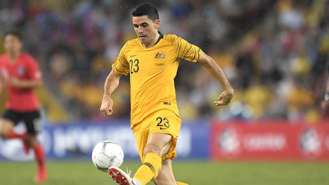 Socceroos midfielder Tom Rogic is at least 10 days away from returning for Celtic. Picture: Getty Images 