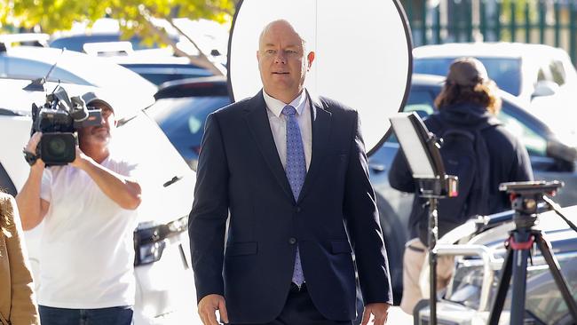 Mr Patterson is the first witness in the trial. Picture: NewsWire/Ian Currie