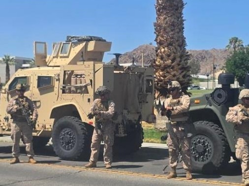 Marines readying for deployment to LA