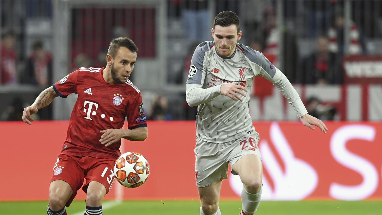 Bayern Munich eyeing a move for Liverpool left-back Andy Robertson. 