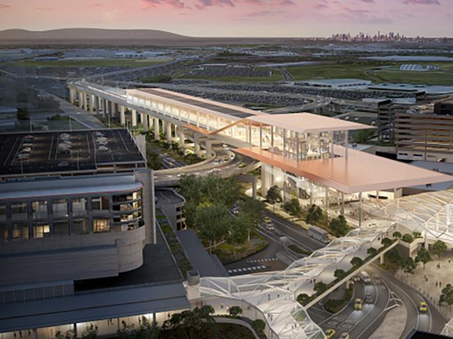 There are concerns the Melbourne Airport Rail Link could be delayed. Picture: BigBuild.vic.gov.au