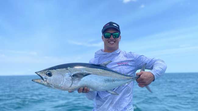 Fishing so good, even star NRL players head to Bay