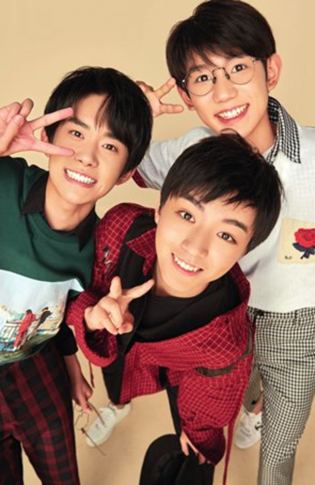Chinese boy band TFBoys have been called into question, along with other entertainers, over whether they’re good male role models.
