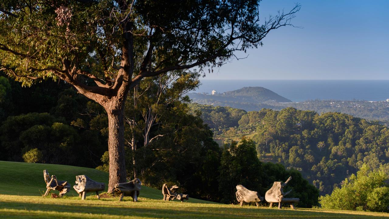 Gwinganna Health Retreat is perched in the foothills of Tallebudgera Valley. Picture: Paul Broben.