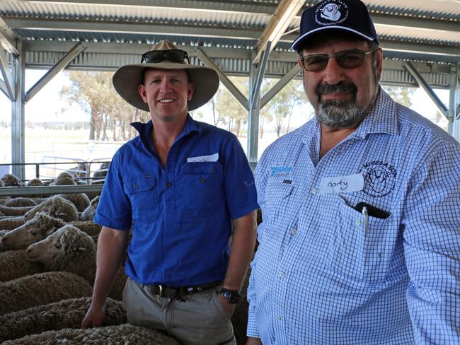 Field day: MerinoLink chairman Richard Keniry and site host Marty Moses will welcome visitors to the inspection and field day at Temora. Picture: Merinolink