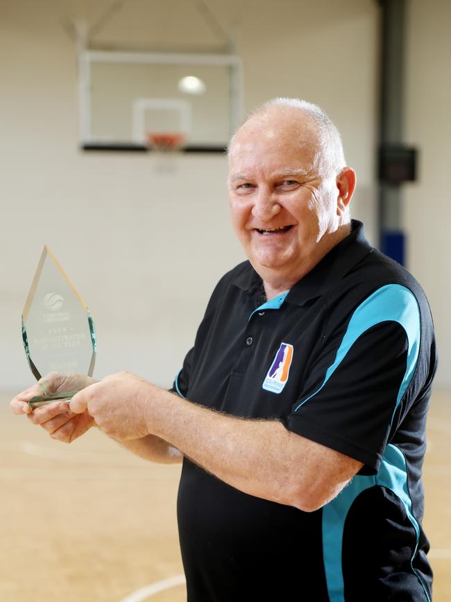 Cairns Basketball general manager Mike Scott named Basketball Queensland's Administrator of the Year. PICTURE: STEWART McLEAN