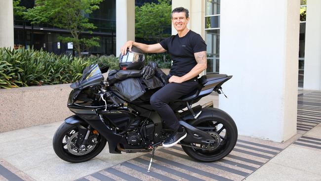 Riding and being a good father are major parts of life for L’Oreal Australia and NZ chief executive Rodrigo Pizarro. Picture: Supplied