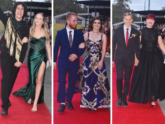 Students dressed to impress at the Rockhampton State High School 2024 formal on November 13, 2024.