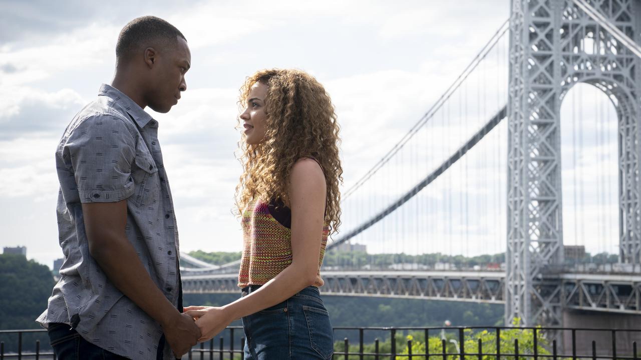 Corey Hawkins and Leslie Grace has the more effective romance story.