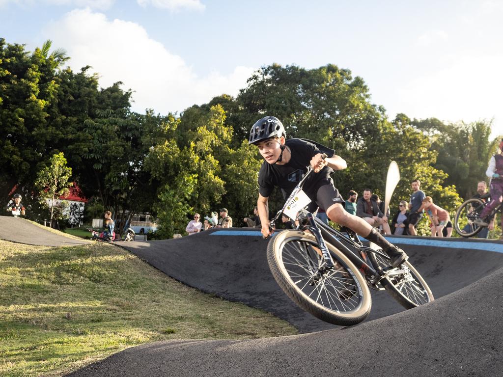 Mountain bike riders from across Australia descended on the Pioneer Valley at the weekend for the inaugural Rocky Trail Entertainment Fox Superflow at Finch Hatton in July, 2024. Picture: Rocky Trail Entertainment