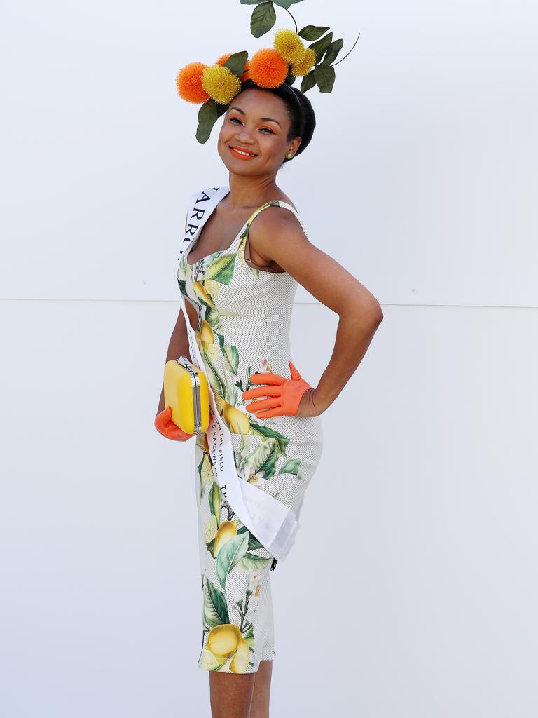 Fashions in the field winner Rai Jones striking a pose. Photo: Liam Kidston