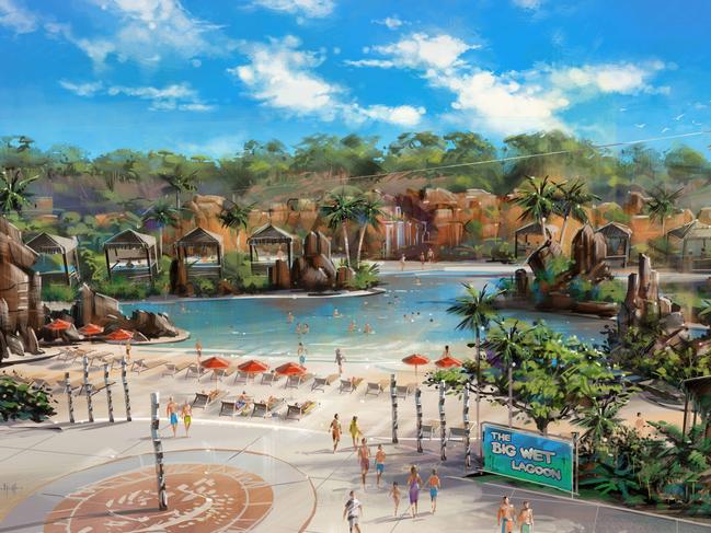 <s1>An artist’s impression of how the new Darwin city water park could look. </s1> Picture: Supplied