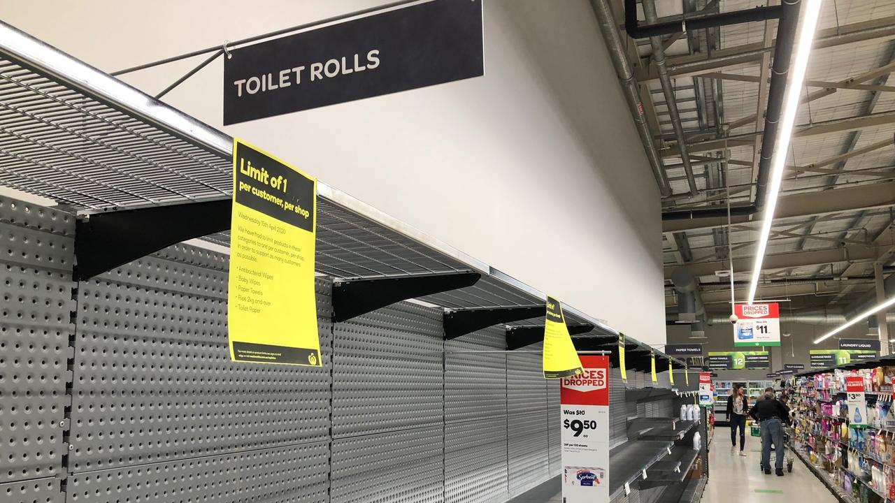 Toilet paper was sold out across the country for weeks on end. Picture: Keryn Stevens