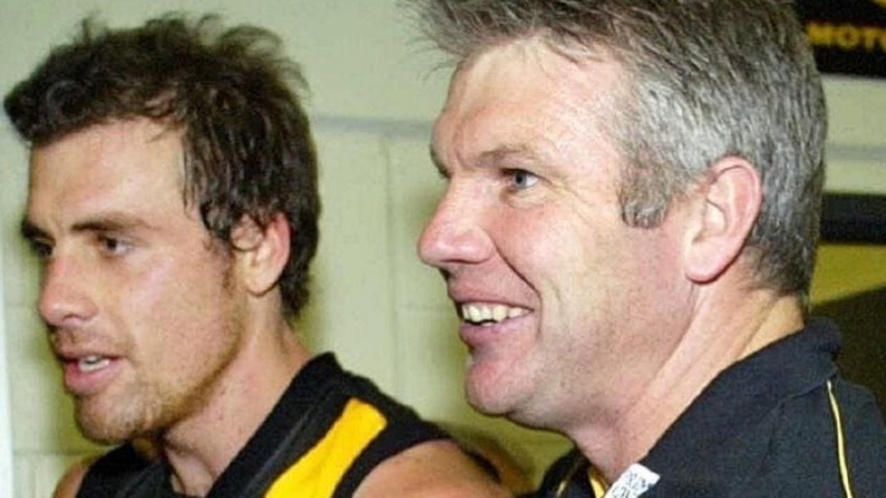 Matthew Richardson says the death by suicide of Danny Frawley left him devastated. Picture: supplied