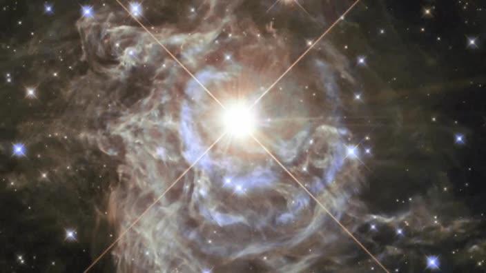 Incredible light echoes around RS Puppis