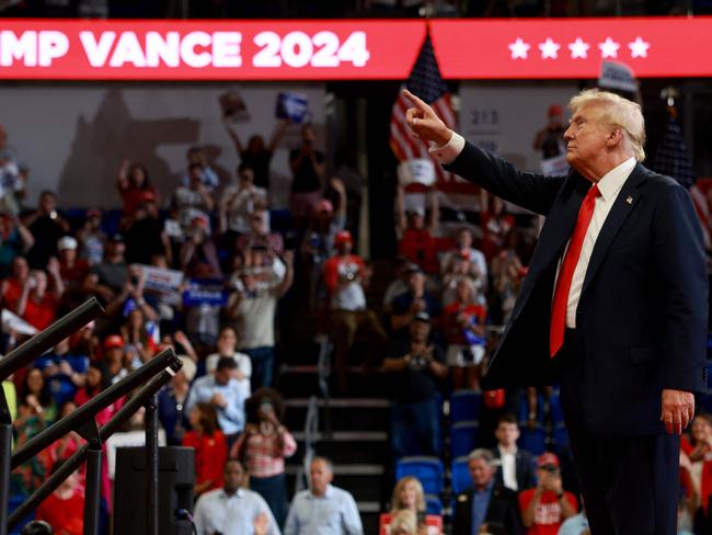 Donald Trump speaks during a campaign rally on August 3, in Atlanta, Georgia. Picture: Joe Raedle/Getty Images/AFP