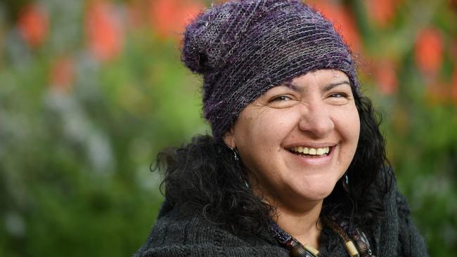 17/6/15 -Toula Michalakis in her home in Brooklyn Park. Toula has been nominated in the courage section of the Pride of Australia awards. Photo Naomi Jellicoe