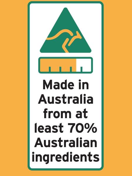 Australian country-of-origin food label.