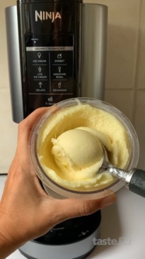 Super-easy 1-ingredient pineapple sorbet