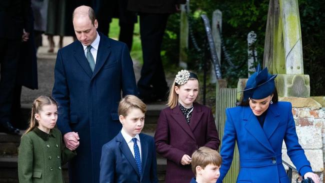 The royal family at Sandringham for at Christmas last year. Picture: Instagram @ princesscatherineofwales