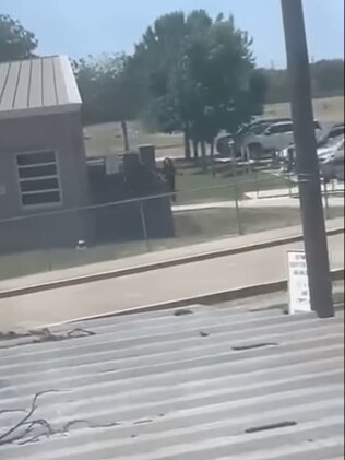 He was spotted by a bystander running into a building at Robb Elementary in Uvalde while coming under gun fire from law enforcement officers. Picture: Facebook