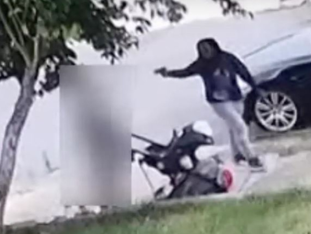 A gunwoman was caught on camera shooting a seven-month-old baby. Picture: Philadelphia Police