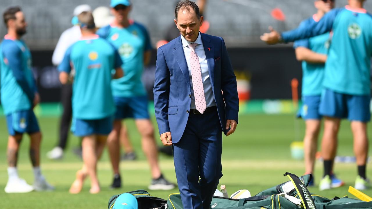 Justin Langer has joined the media for the summer. Picture: Getty Images