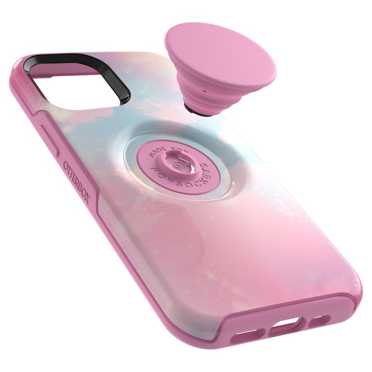 The Otter + Pop Symmetry case for the iPhone 12 offers greater protection and a handle. Picture: Supplied