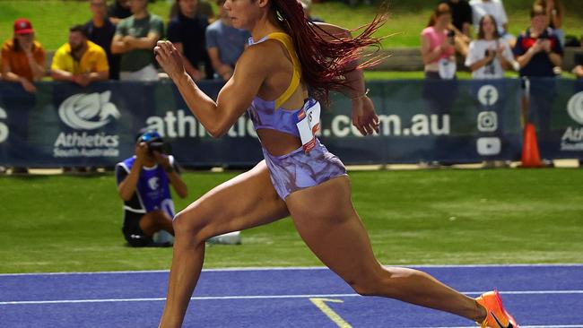 Australian 100m record holder Torrie Lewis A a. (Photo by Sarah Reed/Getty Images)