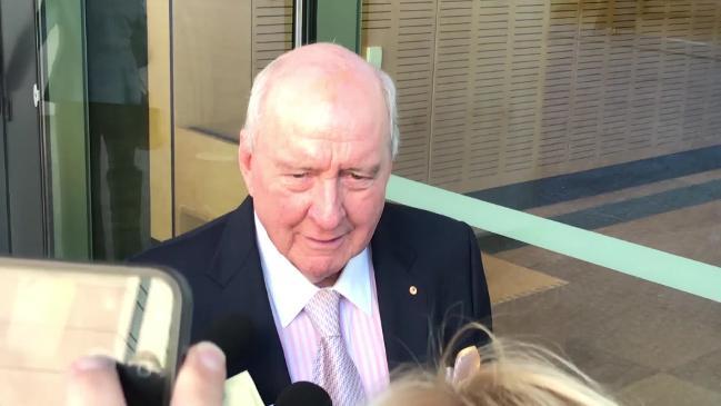 Alan Jones leaves Brisbane Supreme Court