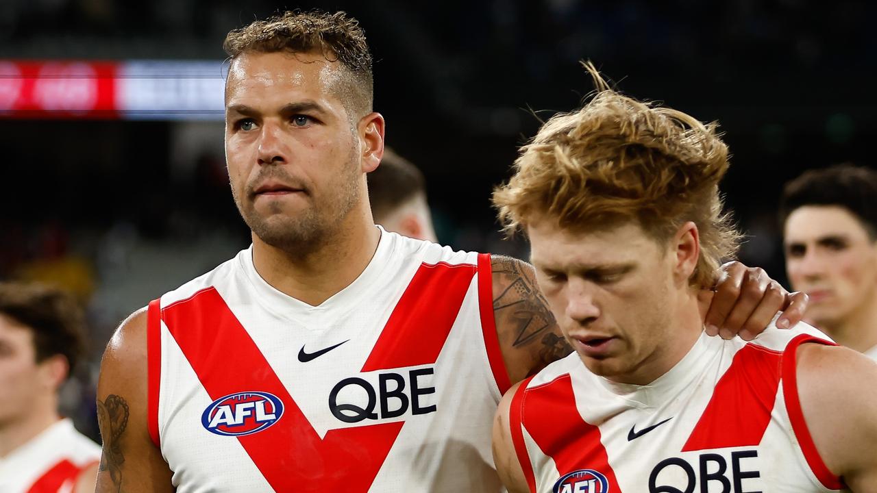 Lance Franklin was booed by Collingwood supporters on Sunday, sparking a major debate in football over whether the crowd behaviour was acceptable. Picture: Dylan Burns / Getty Images