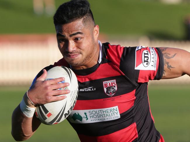 Kirisome Auva'a in NSW Cup action for North Sydney Bears.