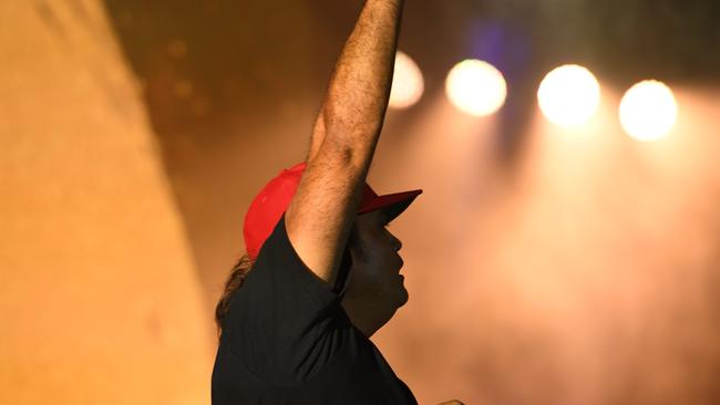 Birdz performs at the 2022 National Indigenous Music Awards. Picture: (A)manda Parkinson