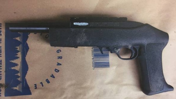 One of the guns used in the shooting of Epalahame Tu’uheava. Picture: Supplied