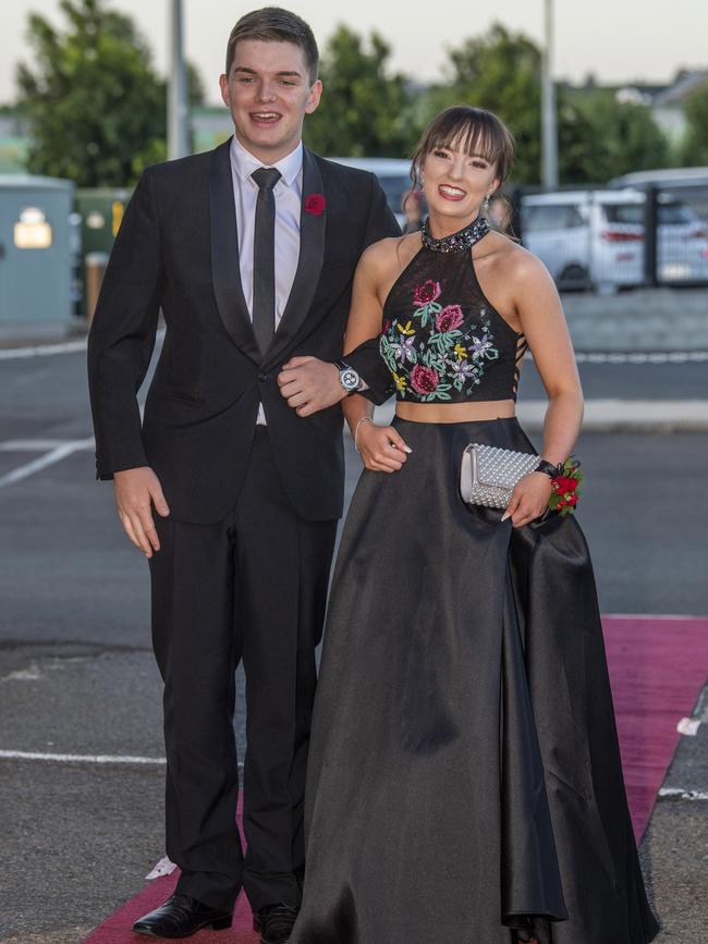Hamish Wells and Georgia Verdon. St Ursula's College formal. Friday. 20th Nov 2020