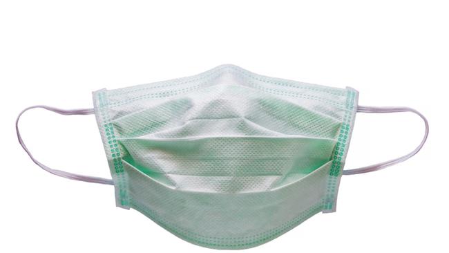 Protective face masks are handed out to all COVID-19 test applicants.