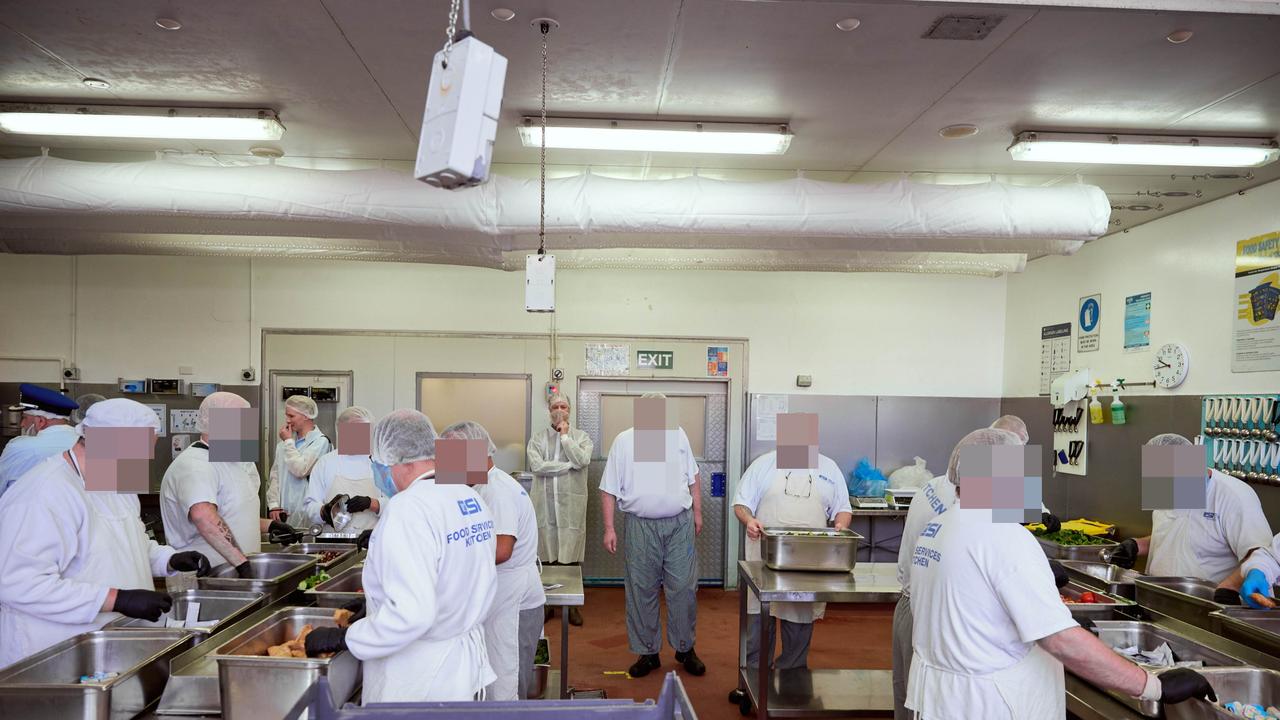 Christmas preparations at the kitchen of Long Bay Correctional Centre, where inmates and staff work together to prepare festive meals for the holiday season : Picture: NewsWire / Flavio Brancaleone