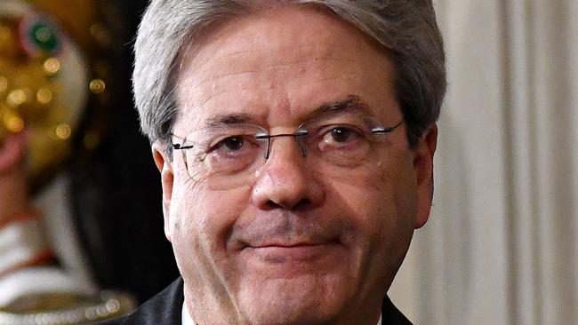 Italy's foreign minister Paolo Gentiloni has been asked to form a government by the country’s president. Picture: AFP/Alberto Pizzoli