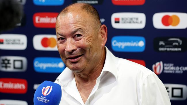 Eddie Jones says his young team is learning. Picture: Chris Hyde/Getty Images