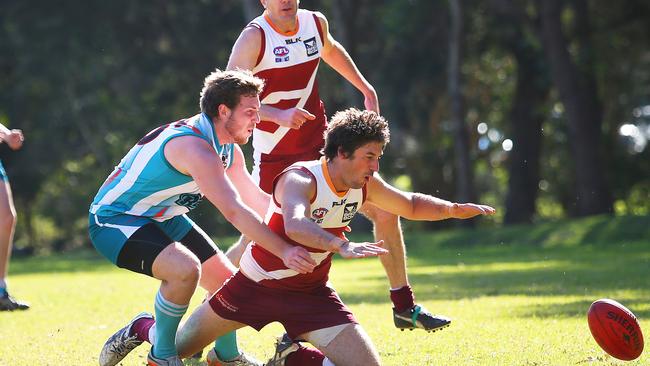 Penrith Rams AFL team plays Manly Warringah Giants.