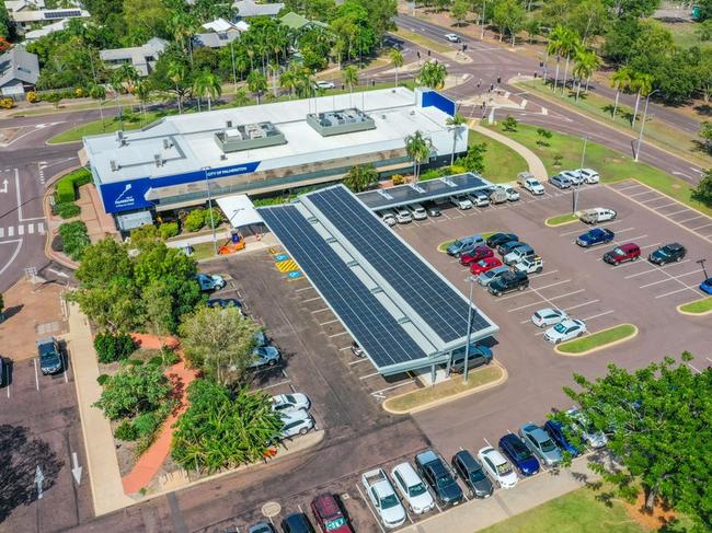 Palmerston Civic Plaza. Picture: SEM Group