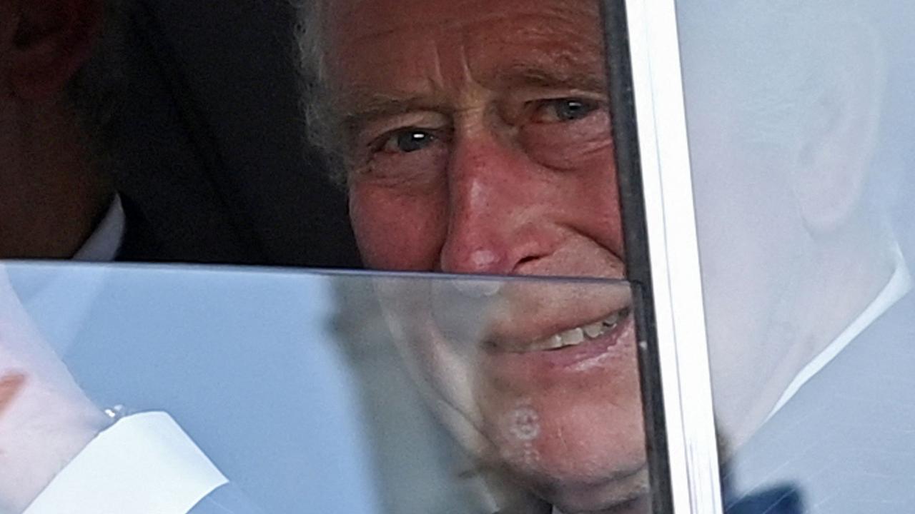 Emotional King Charles arrives at palace – news.com.au