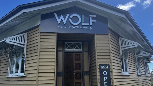 The front of Wolf Real Estate on Magazine Street, Stratford