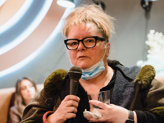 Magda Szubanski at the  opening of Babyeggs Cafe in Moorabbin. Picture:  Supplied