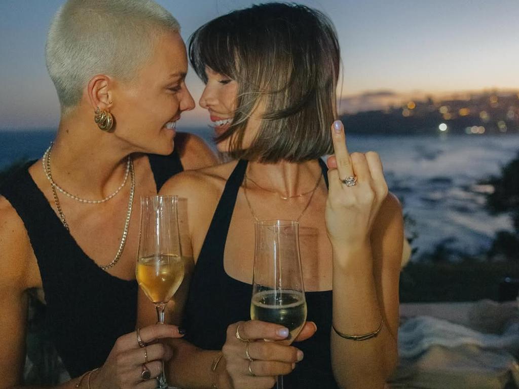 The couple were engaged on Valentine’s Day 2024. Picture: Instagram