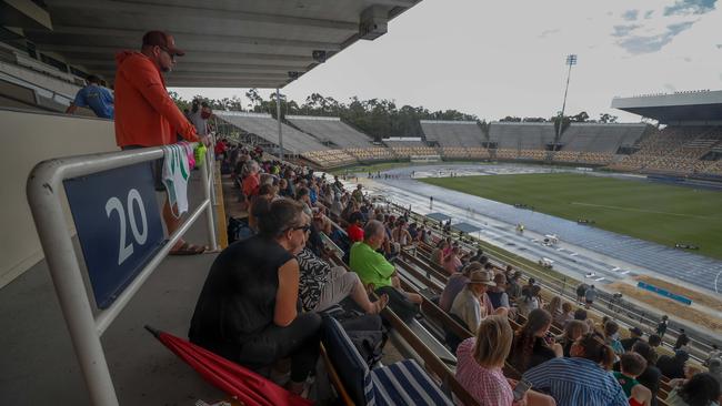 Action from the Queensland Athletics track and field championships at QSAC on Saturday March 15, 2025. Picture: Stephen Archer.
