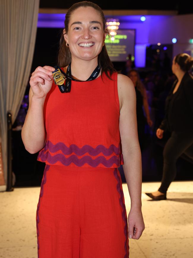 MELBOURNE, AUSTRALIA – OCTOBER 9 2024Johannah Griffin at the VAFA Awards Night at the San Remo Ballroom in Carlton on October 9, 2024Picture: Brendan Beckett