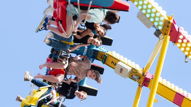 Rides at the Royal Adelaide Show, 2023. 2nd September 2023. Picture: Brett Hartwig