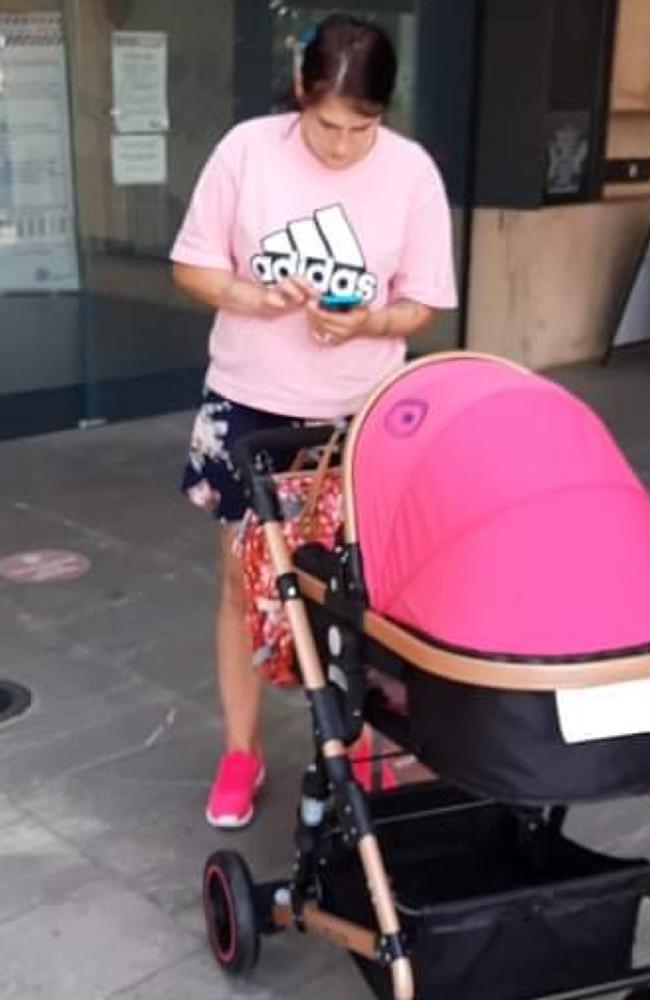 Celeste Abbey Johnson, 24, leaving Ipswich Magistrates Court on Friday April 22, 2022.