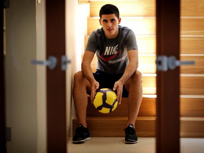 A fresh-faced Tom Rogic headed to England as an 18-year-old in search of a Premier League star. Pic: Ray Strange